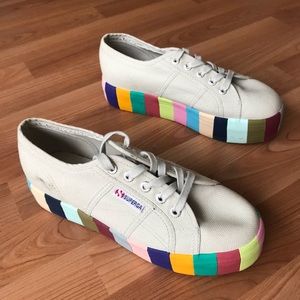 Rainbow platform superga sneaker